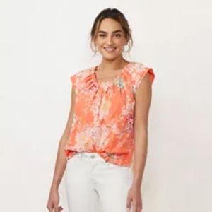 Lauren Conrad floral top